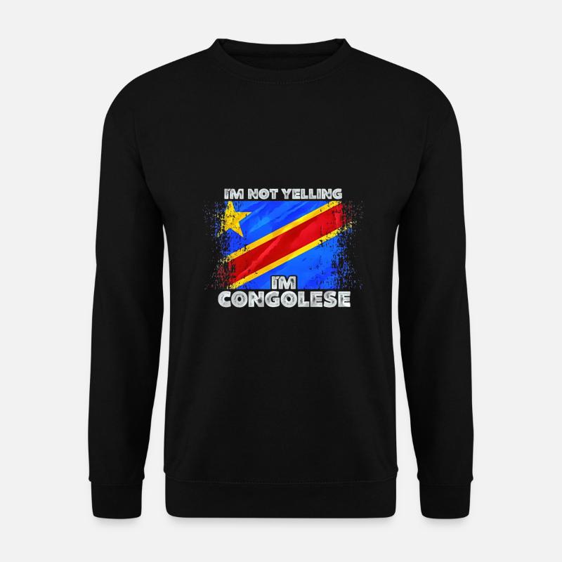 Kongo - Unisex Pullover - Schwarz