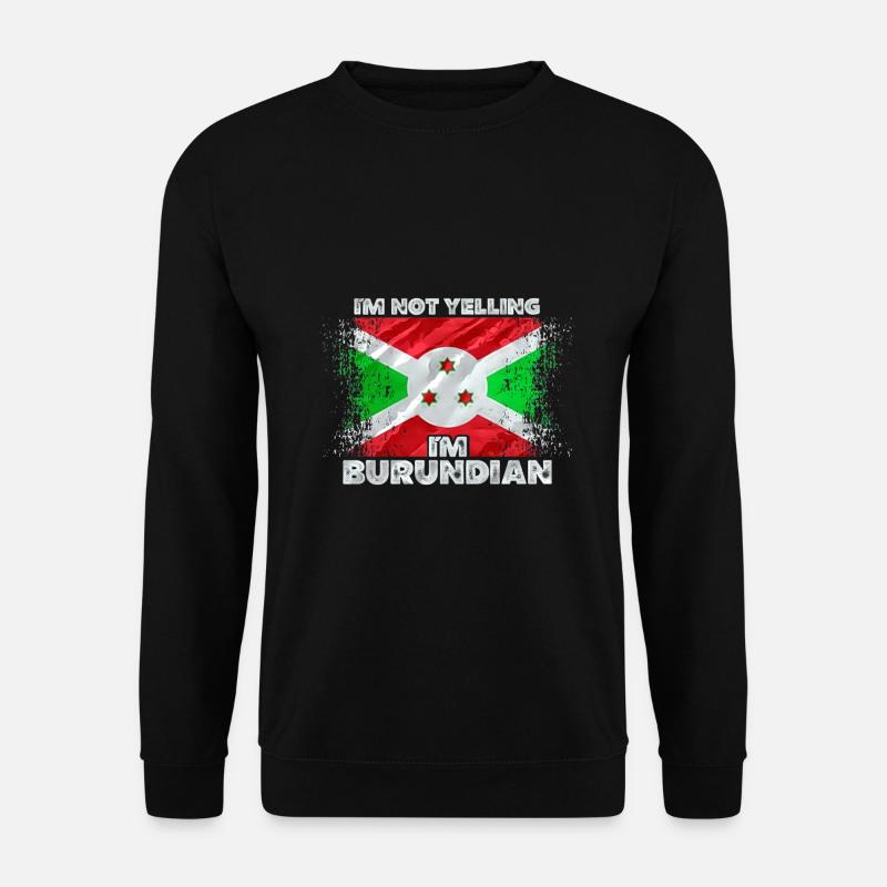 Burundi - Unisex Pullover - Schwarz