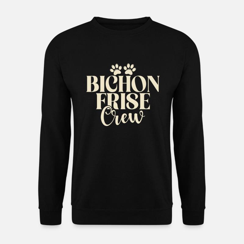 Cadeaux Bichon Frisé - Sweat-shirt Unisexe - noir