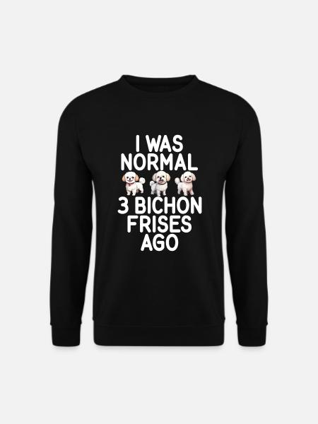Cadeaux Bichon Frisé - Sweat-shirt Unisexe - noir