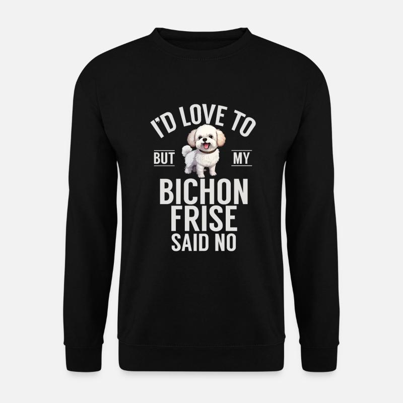 Cadeaux Bichon Frisé - Sweat-shirt Unisexe - noir