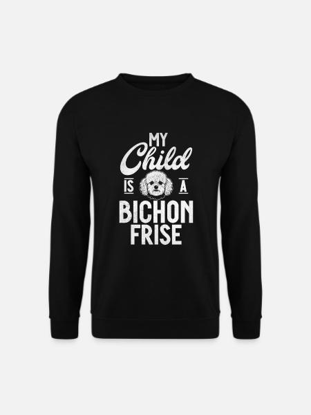 Cadeaux Bichon Frisé - Sweat-shirt Unisexe - noir
