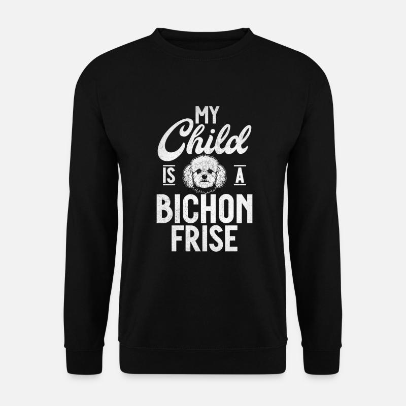Cadeaux Bichon Frisé - Sweat-shirt Unisexe - noir