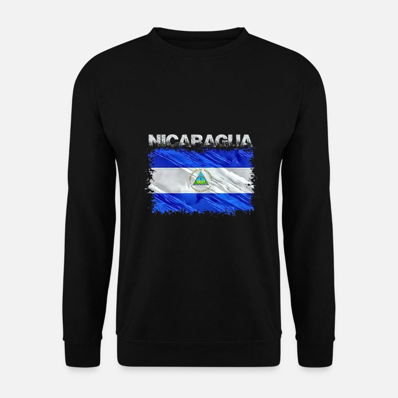 Nicaragua - Unisex Pullover - Schwarz