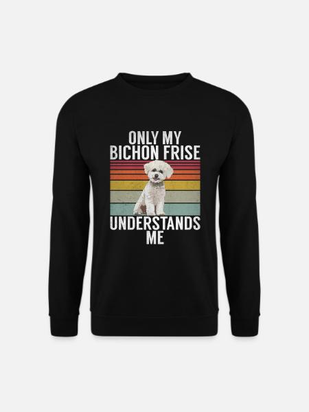 Cadeaux Bichon Frisé - Sweat-shirt Unisexe - noir