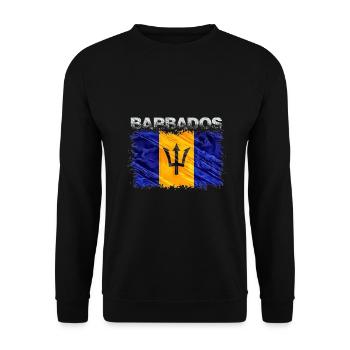 Barbados - Unisex Pullover - Schwarz - Vorne - Alina (178cm) & Michal (187cm)