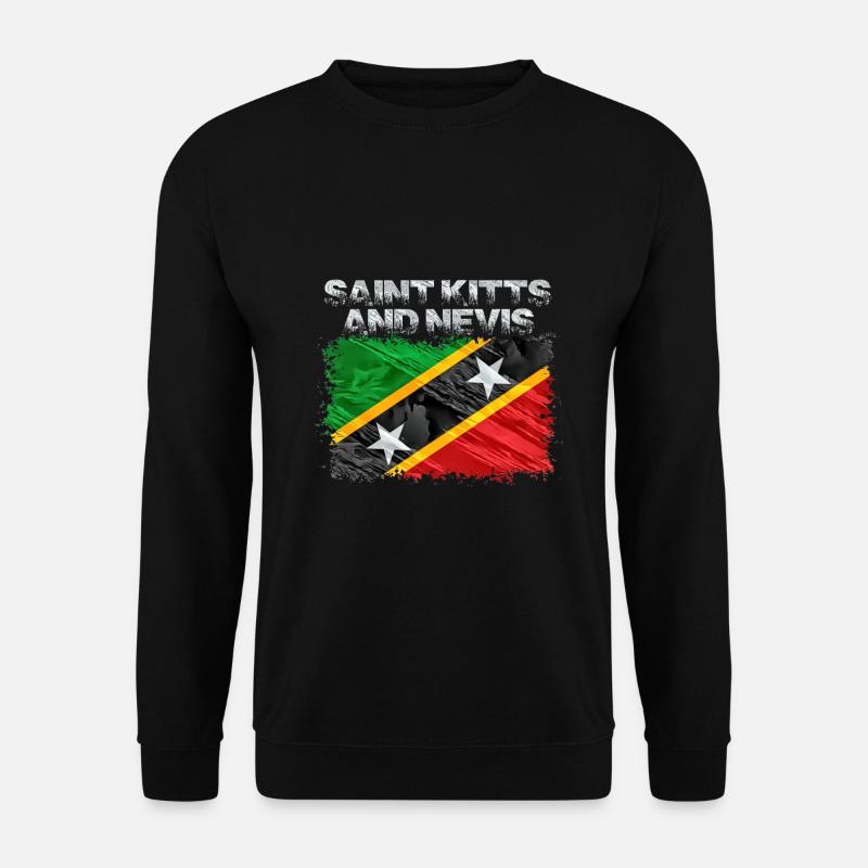Saint Kitts and Nevis - Unisex Sweatshirt - black