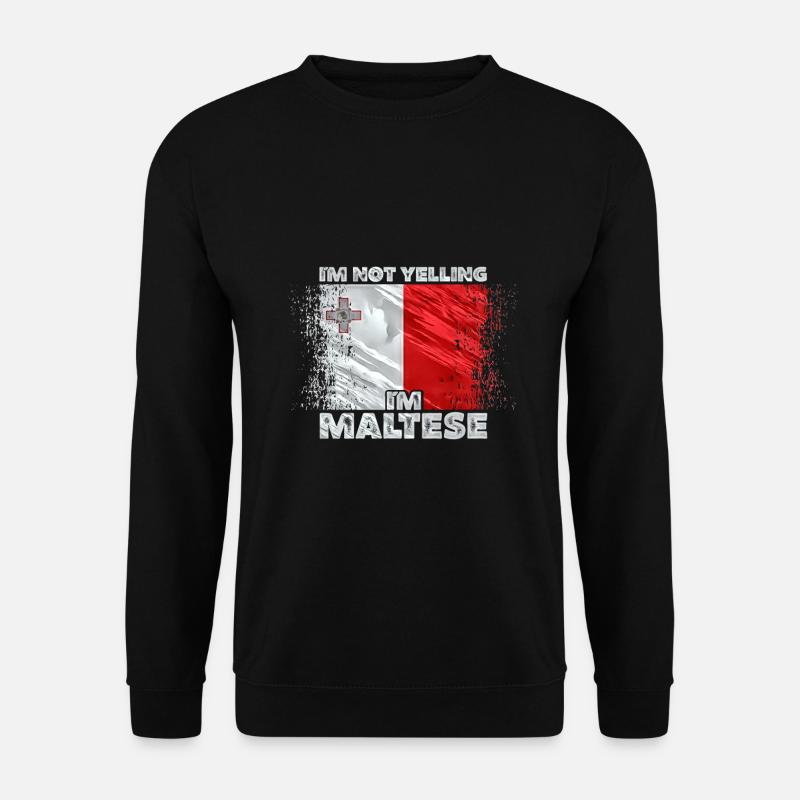 Malta - Unisex Pullover - Schwarz
