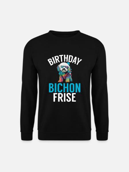 Cadeaux Bichon Frisé - Sweat-shirt Unisexe - noir