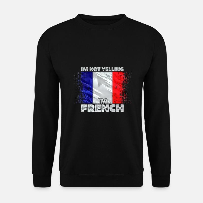 Frankreich - Unisex Pullover - Schwarz