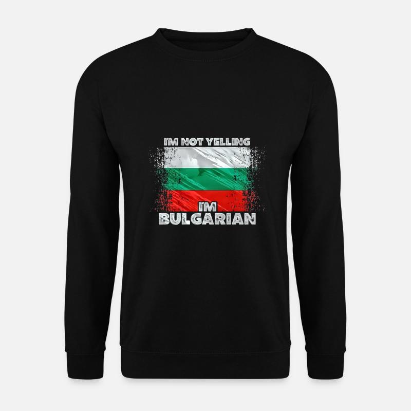 Bulgarien - Unisex Pullover - Schwarz