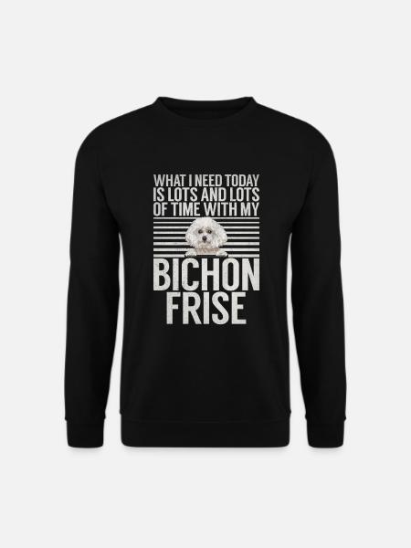 Cadeaux Bichon Frisé - Sweat-shirt Unisexe - noir