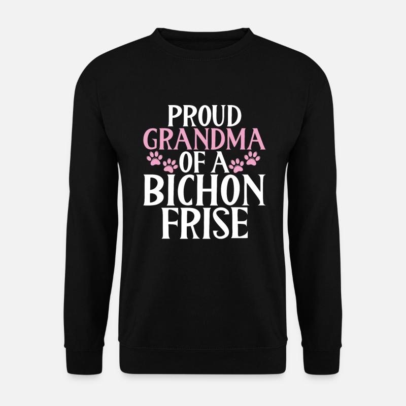 Cadeaux Bichon Frisé - Sweat-shirt Unisexe - noir