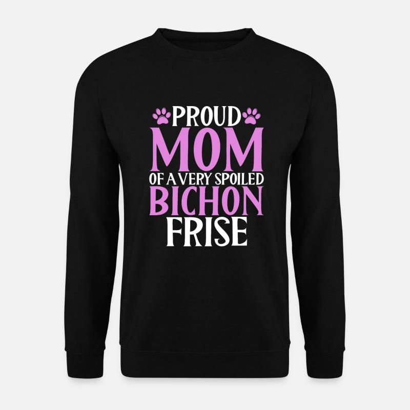 Cadeaux Bichon Frisé - Sweat-shirt Unisexe - noir