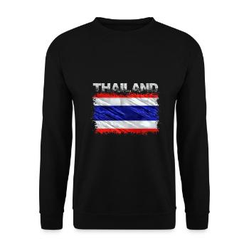 Thaïlande - Sweat-shirt Unisexe - noir - Devant - Alina (178cm) & Michal (187cm)