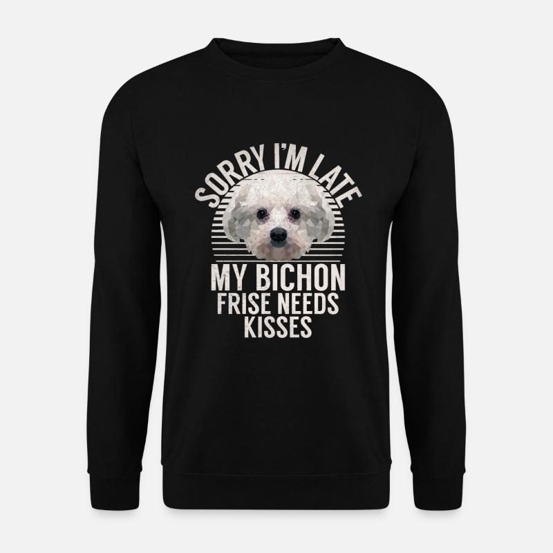 Cadeaux Bichon Frisé - Sweat-shirt Unisexe - noir
