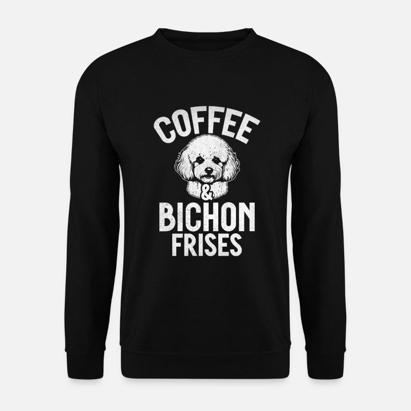 Cadeaux Bichon Frisé - Sweat-shirt Unisexe - noir