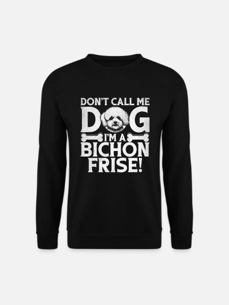 Cadeaux Bichon Frisé - Sweat-shirt Unisexe - noir