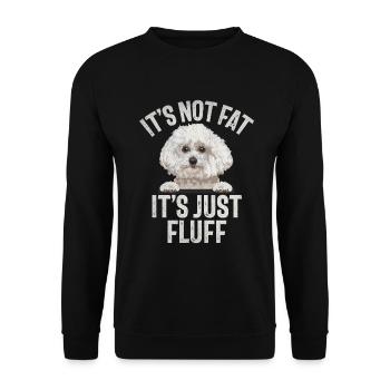 Cadeaux Bichon Frisé - Sweat-shirt Unisexe - noir - Devant - Alina (178cm) & Michal (187cm)