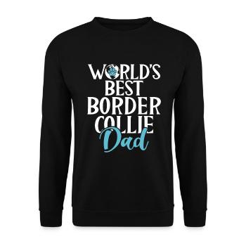 Cadeaux Border Collie - Sweat-shirt Unisexe - noir - Devant - Alina (178cm) & Michal (187cm)