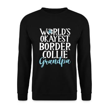 Cadeaux Border Collie - Sweat-shirt Unisexe - noir - Devant - Alina (178cm) & Michal (187cm)