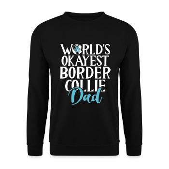 Cadeaux Border Collie - Sweat-shirt Unisexe - noir - Devant - Alina (178cm) & Michal (187cm)