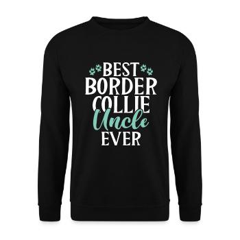 Cadeaux Border Collie - Sweat-shirt Unisexe - noir - Devant - Alina (178cm) & Michal (187cm)