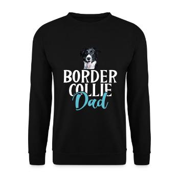 Cadeaux Border Collie - Sweat-shirt Unisexe - noir - Devant - Alina (178cm) & Michal (187cm)