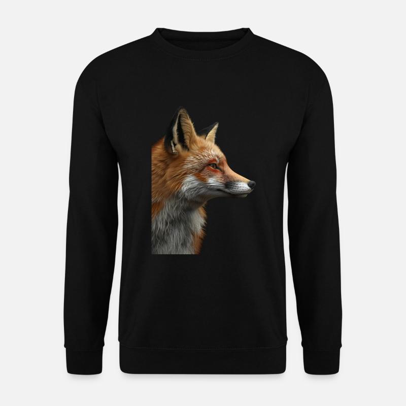 Red Fox - Unisex Sweatshirt - black
