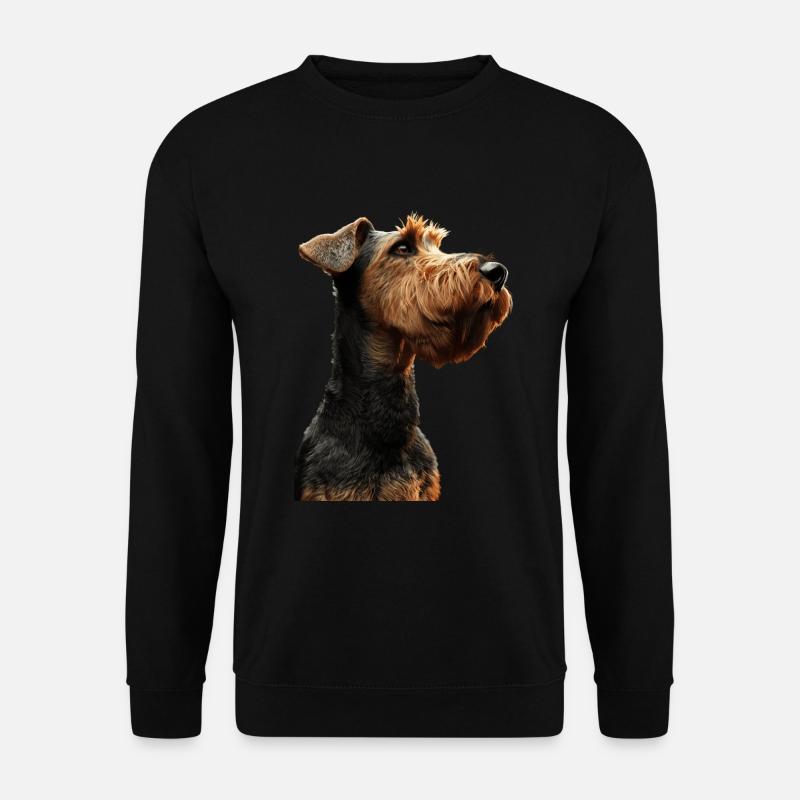 Airedale Terrier - Unisex Sweatshirt - black