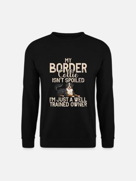 Cadeaux Border Collie - Sweat-shirt Unisexe - noir
