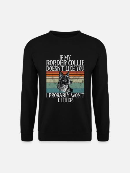 Border Collie Gifts - Unisex Sweatshirt - black