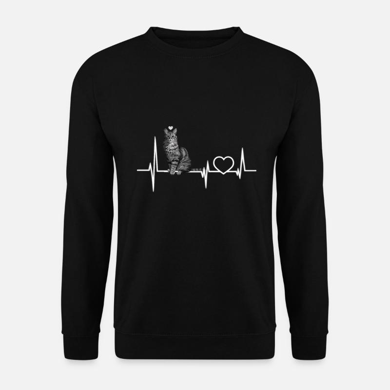 Cat - Unisex Sweatshirt - black