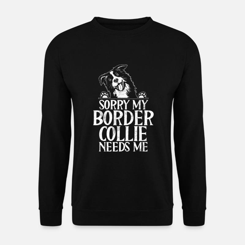 Border Collie Gifts - Unisex Pullover - Schwarz