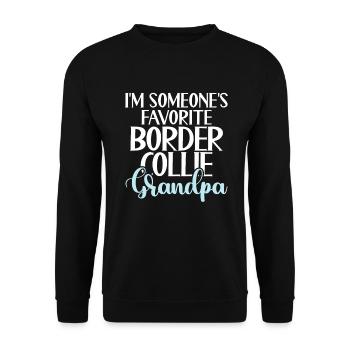 Cadeaux Border Collie - Sweat-shirt Unisexe - noir - Devant - Alina (178cm) & Michal (187cm)
