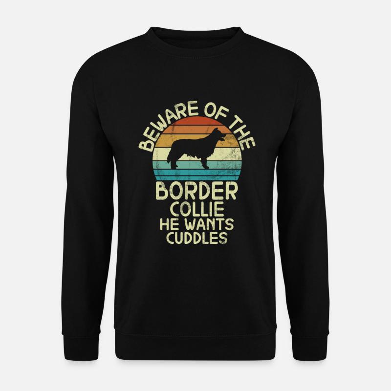 Cadeaux Border Collie - Sweat-shirt Unisexe - noir