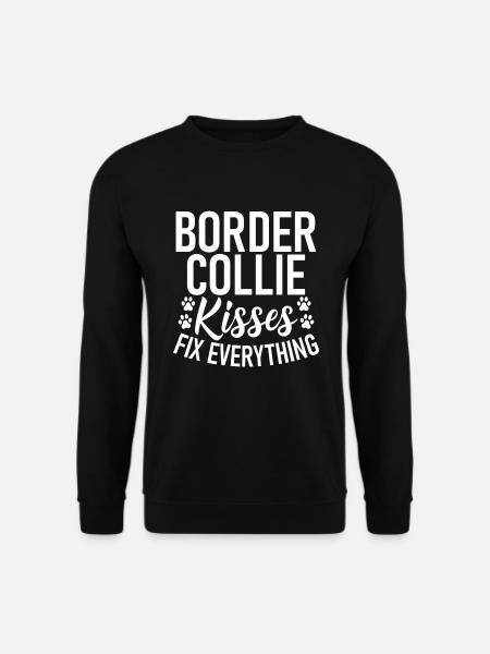 Cadeaux Border Collie - Sweat-shirt Unisexe - noir