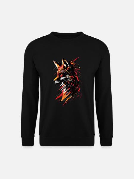 Fox - Unisex Sweatshirt - black