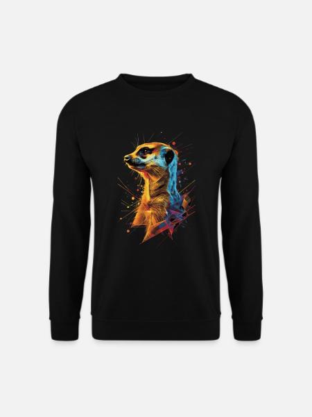 Erdmännchen - Unisex Pullover - Schwarz