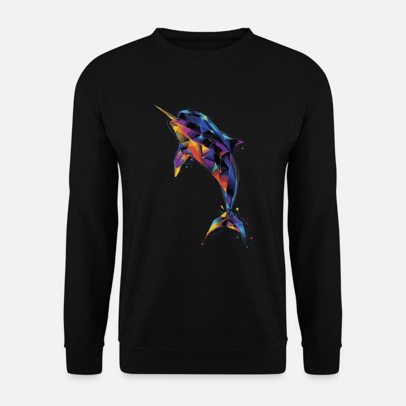 Narwal - Unisex Pullover - Schwarz