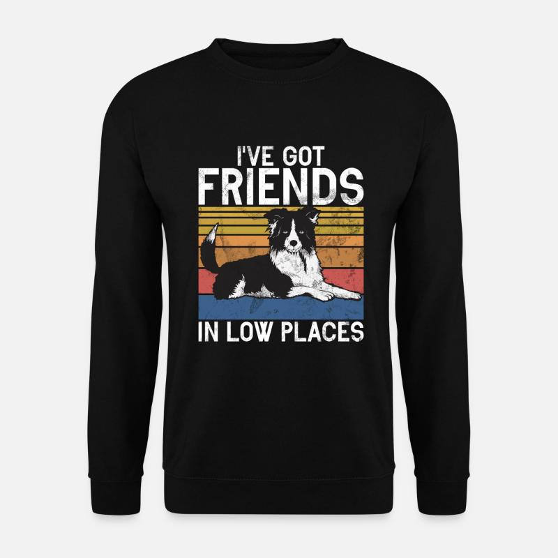 Border Collie Gifts - Unisex Pullover - Schwarz