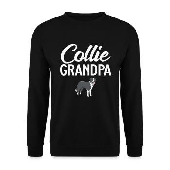 Cadeaux Border Collie - Sweat-shirt Unisexe - noir - Devant - Alina (178cm) & Michal (187cm)