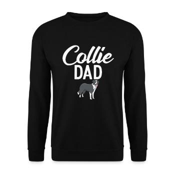 Border Collie Gifts - Unisex Pullover - Schwarz - Vorne - Alina (178cm) & Michal (187cm)
