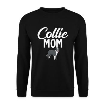 Cadeaux Border Collie - Sweat-shirt Unisexe - noir - Devant - Alina (178cm) & Michal (187cm)