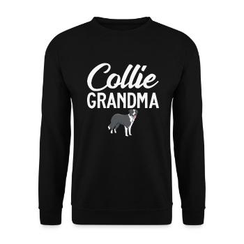 Cadeaux Border Collie - Sweat-shirt Unisexe - noir - Devant - Alina (178cm) & Michal (187cm)