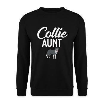 Cadeaux Border Collie - Sweat-shirt Unisexe - noir - Devant - Alina (178cm) & Michal (187cm)