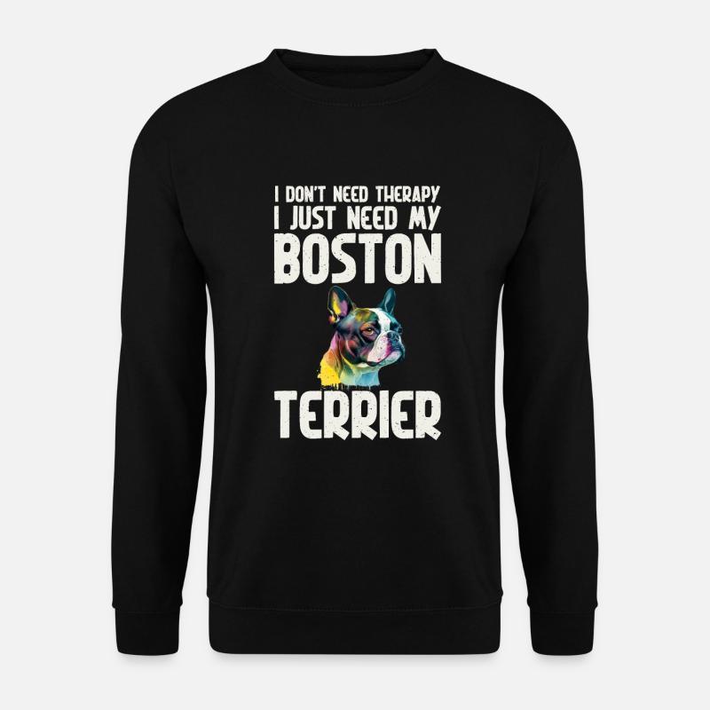 Boston Terrier Gifts - Unisex Sweatshirt - black