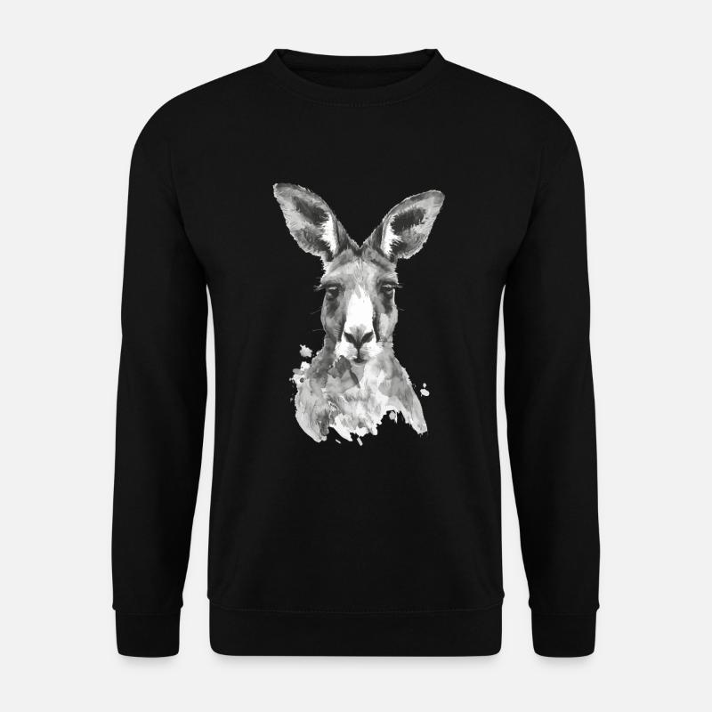 Känguru - Unisex Pullover - Schwarz