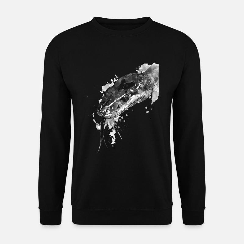 Schlange - Unisex Pullover - Schwarz