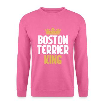 Cadeaux Boston Terrier - Sweat-shirt Unisexe - rose - Devant
